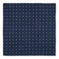 Polka Dot Silk Pocket Square - Navy