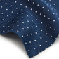 Polka Dot Silk Pocket Square - Navy