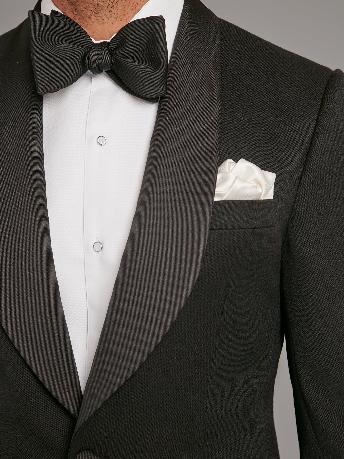 Heavyweight Dinner Suit - Shawl Collar - Black