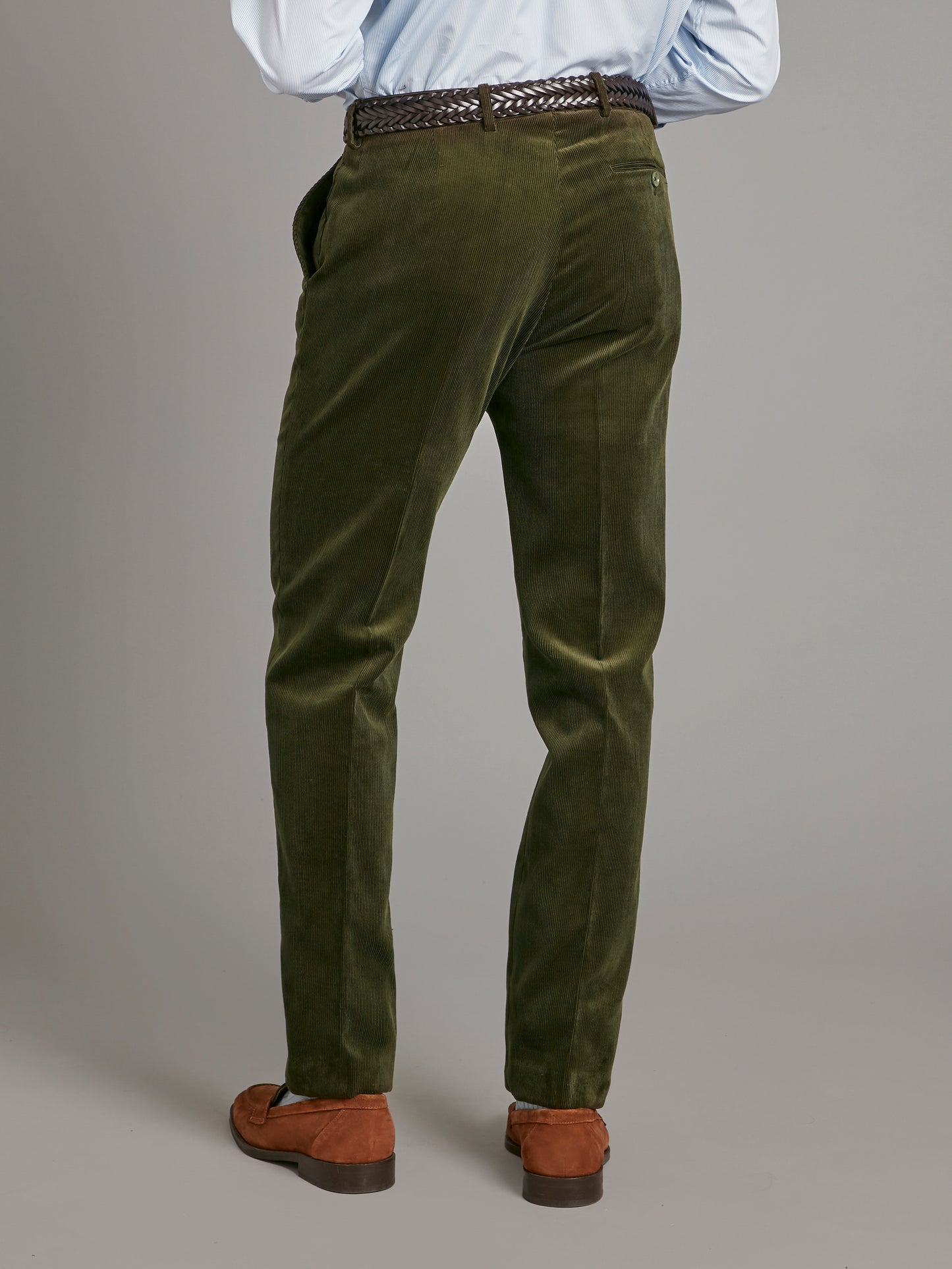 Needlecord Pants - Dark Olive