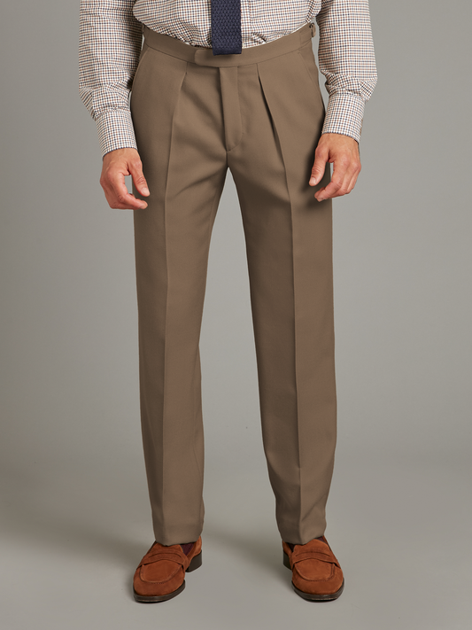 Cavalry Twill Trousers - Beige