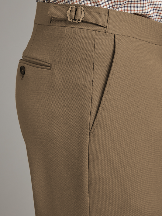 Cavalry Twill Trousers - Beige