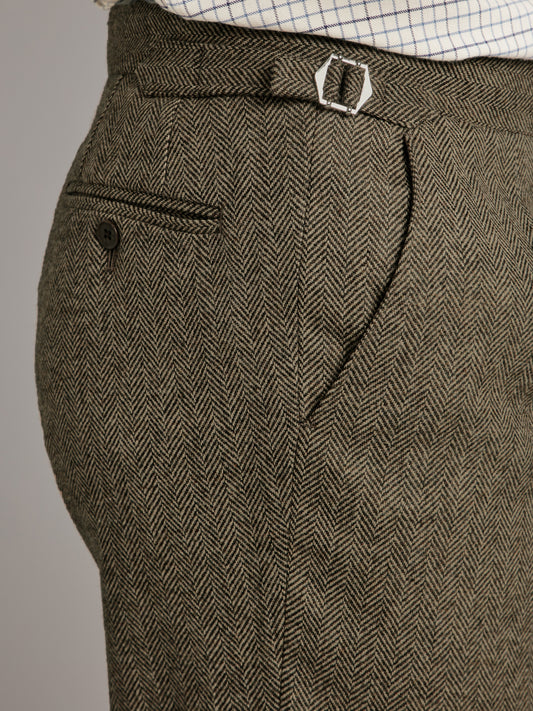 Pleated Pants - Deveron Tweed