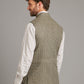 Gilet - Sage Nailhead Tweed