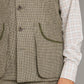 Gilet - Sage Nailhead Tweed