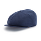 Bakerboy Cap - Navy Cashmere Herringbone