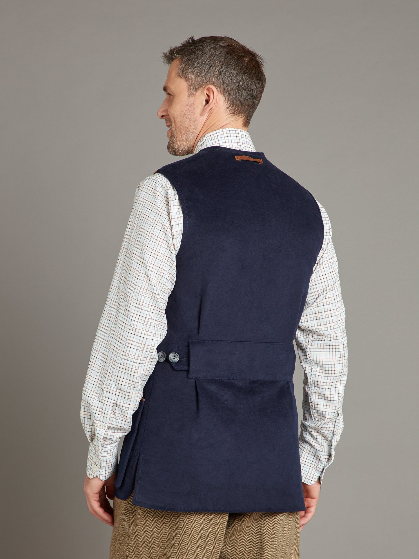 Shooting Vest - Moleskin Navy