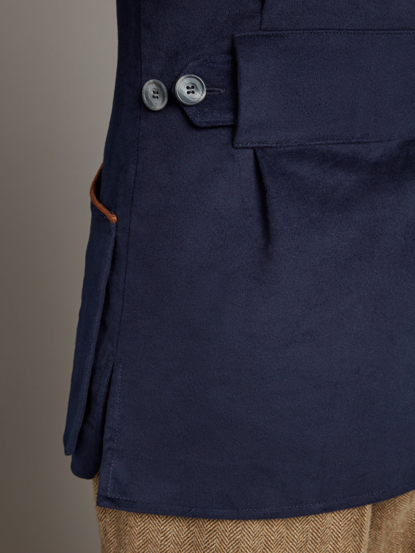 Shooting Vest - Moleskin Navy