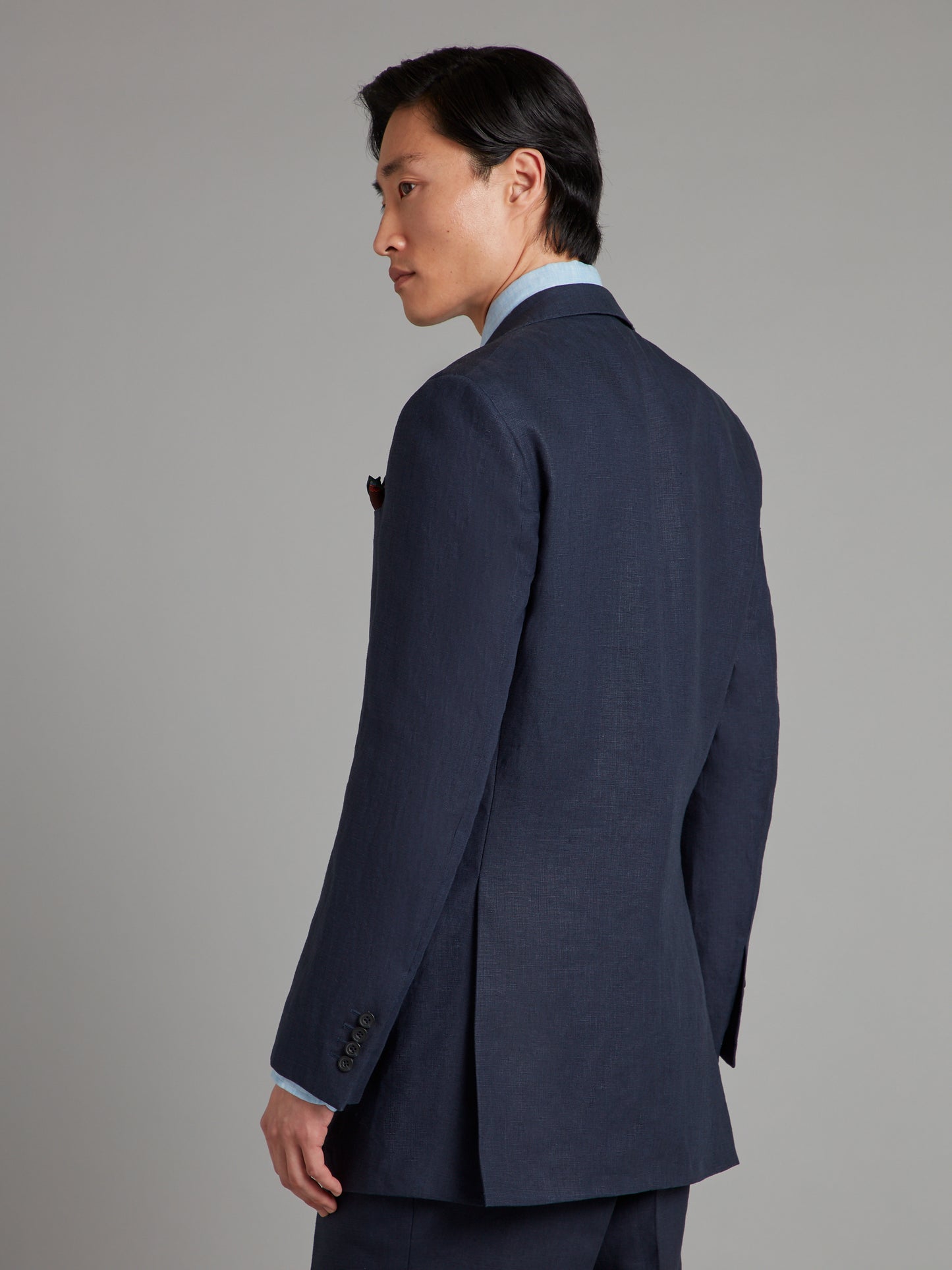 Eaton Jacket - Navy Linen