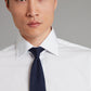 Pure Silk Knitted Tie - Navy