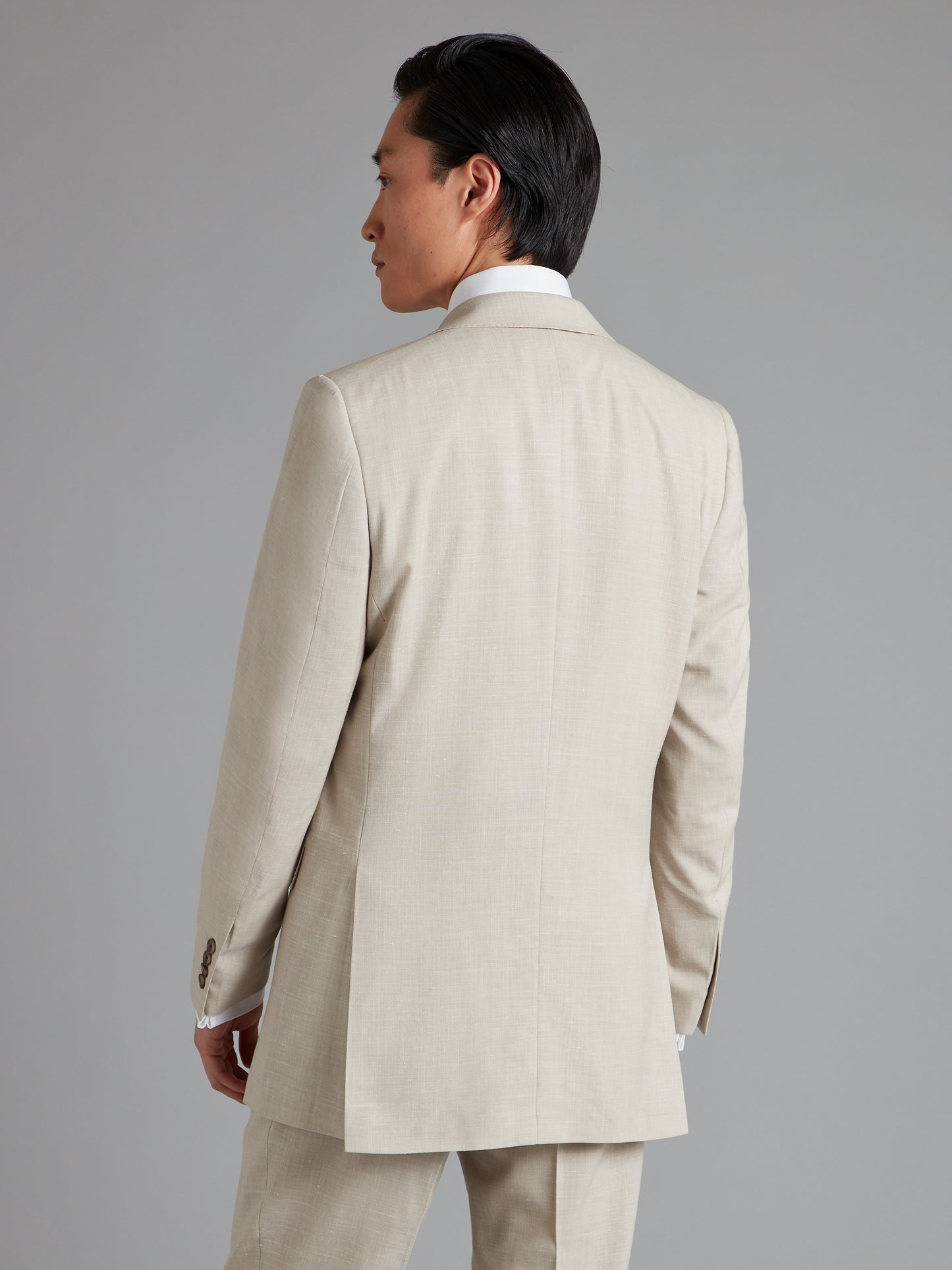 Eaton Suit - Dormeuil Natural Wool/Silk/Linen