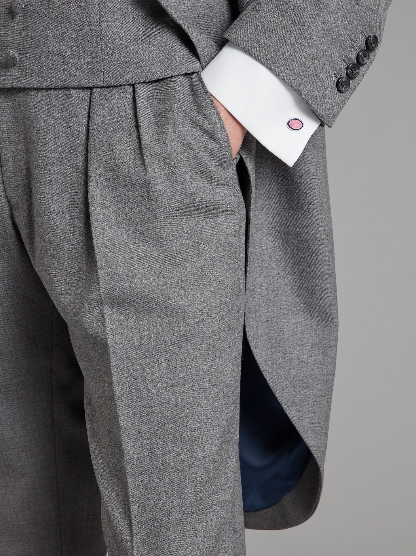 Highgrove Morning Suit Wool - Plain Grey