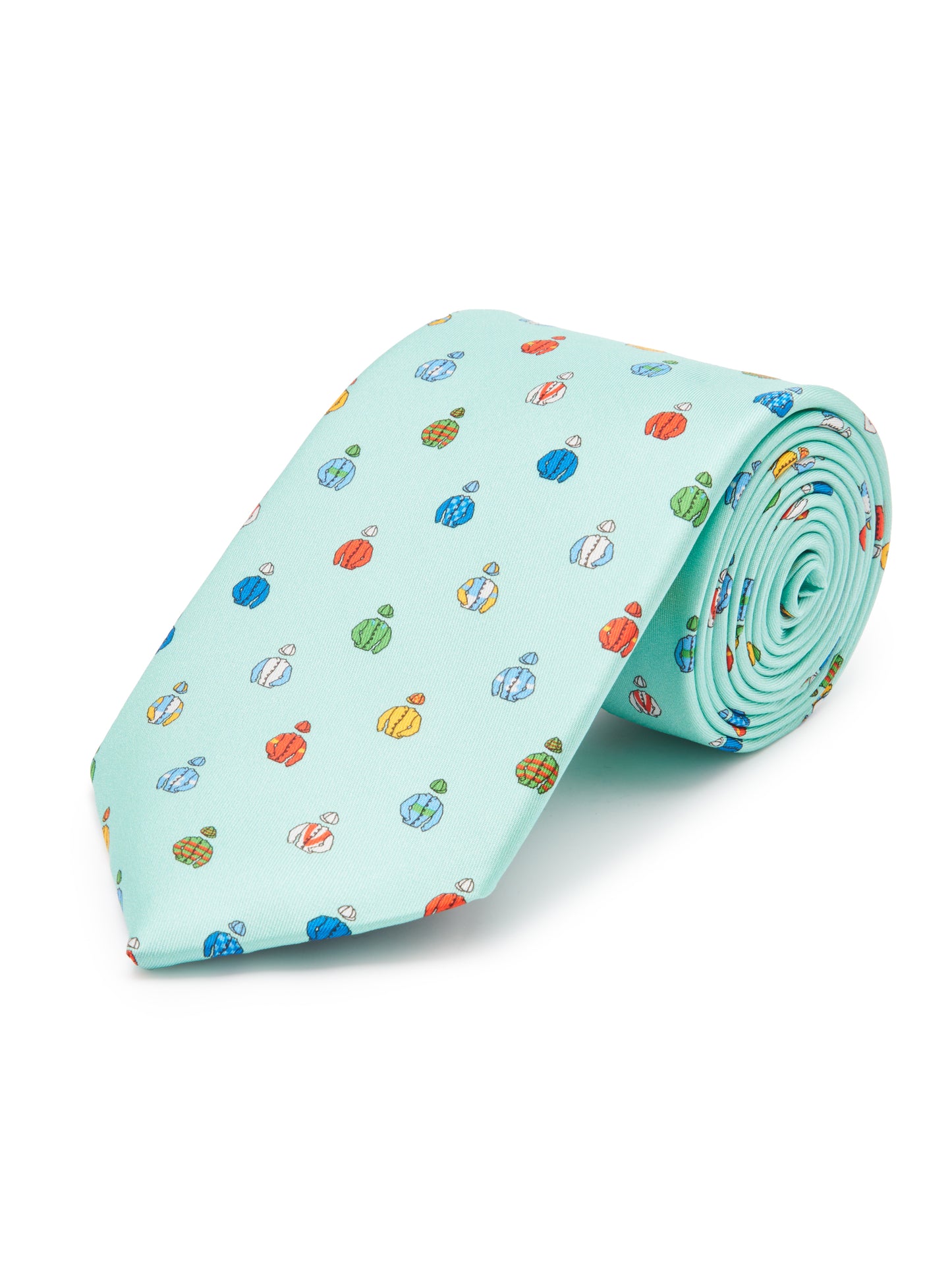 Pure Silk Jockey Tie - Green