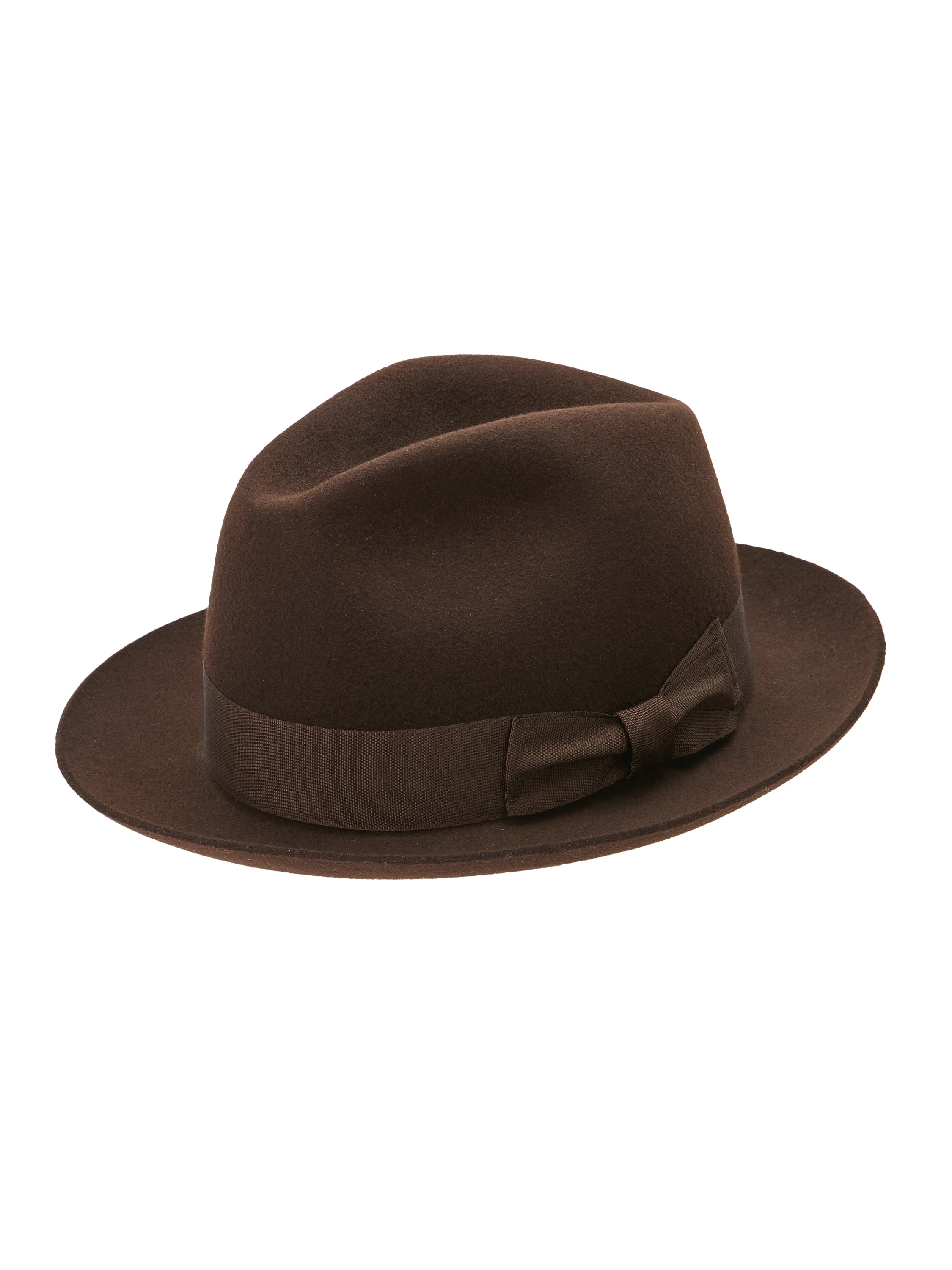 Brown trilby hat uk online