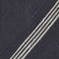 Pure Silk Shantung Tie - Navy/White Stripe