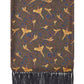 Flying Pheasant Scarf - Wool / Silk Blend - Green