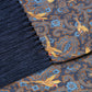 Flying Pheasant Scarf - Wool / Silk Blend - Navy