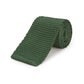 Pure Silk Knitted Tie - Green