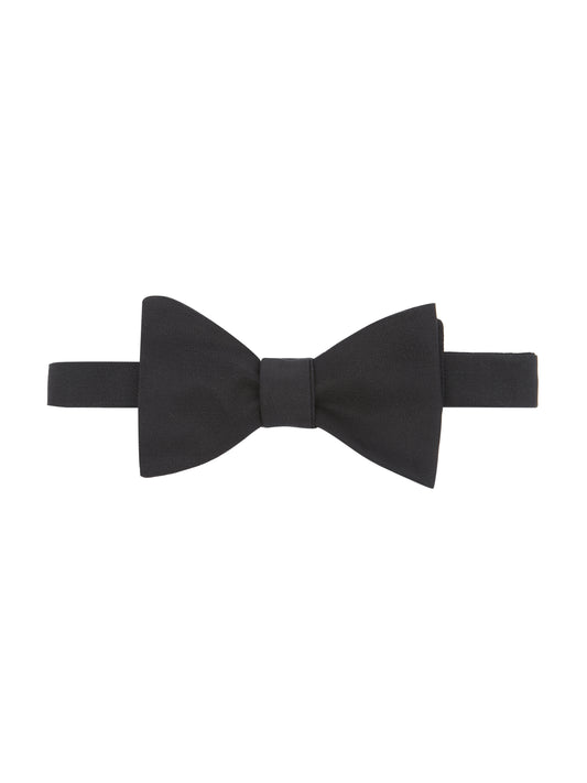 Silk Barathea Bow Tie Ready Tied - Black