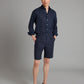 Amalfi Shirt Linen - Navy