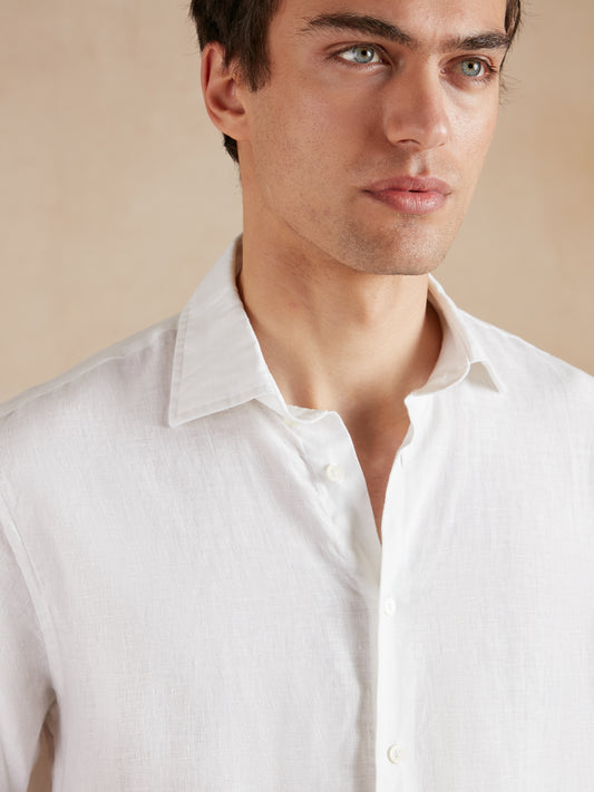 Amalfi Shirt Linen - White