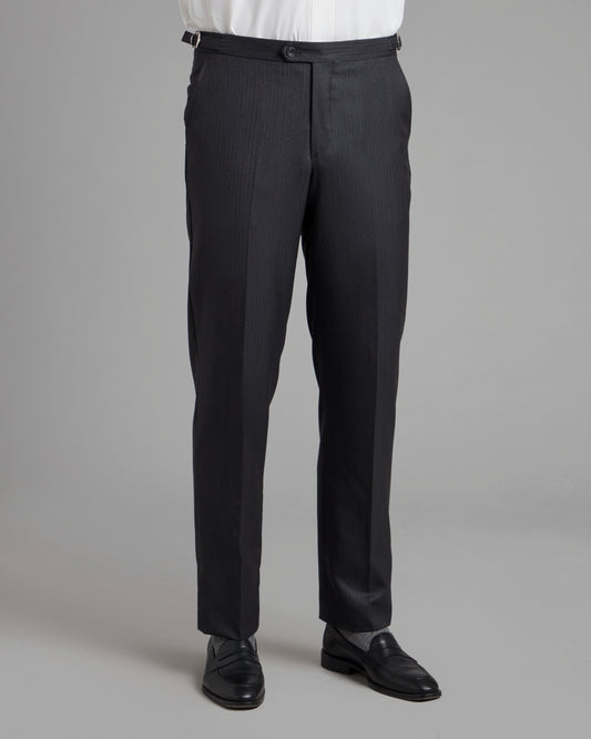 Astell Suit Trousers - Grey Herringbone