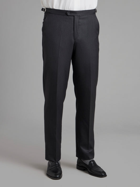 Astell Suit Pants - Grey Herringbone