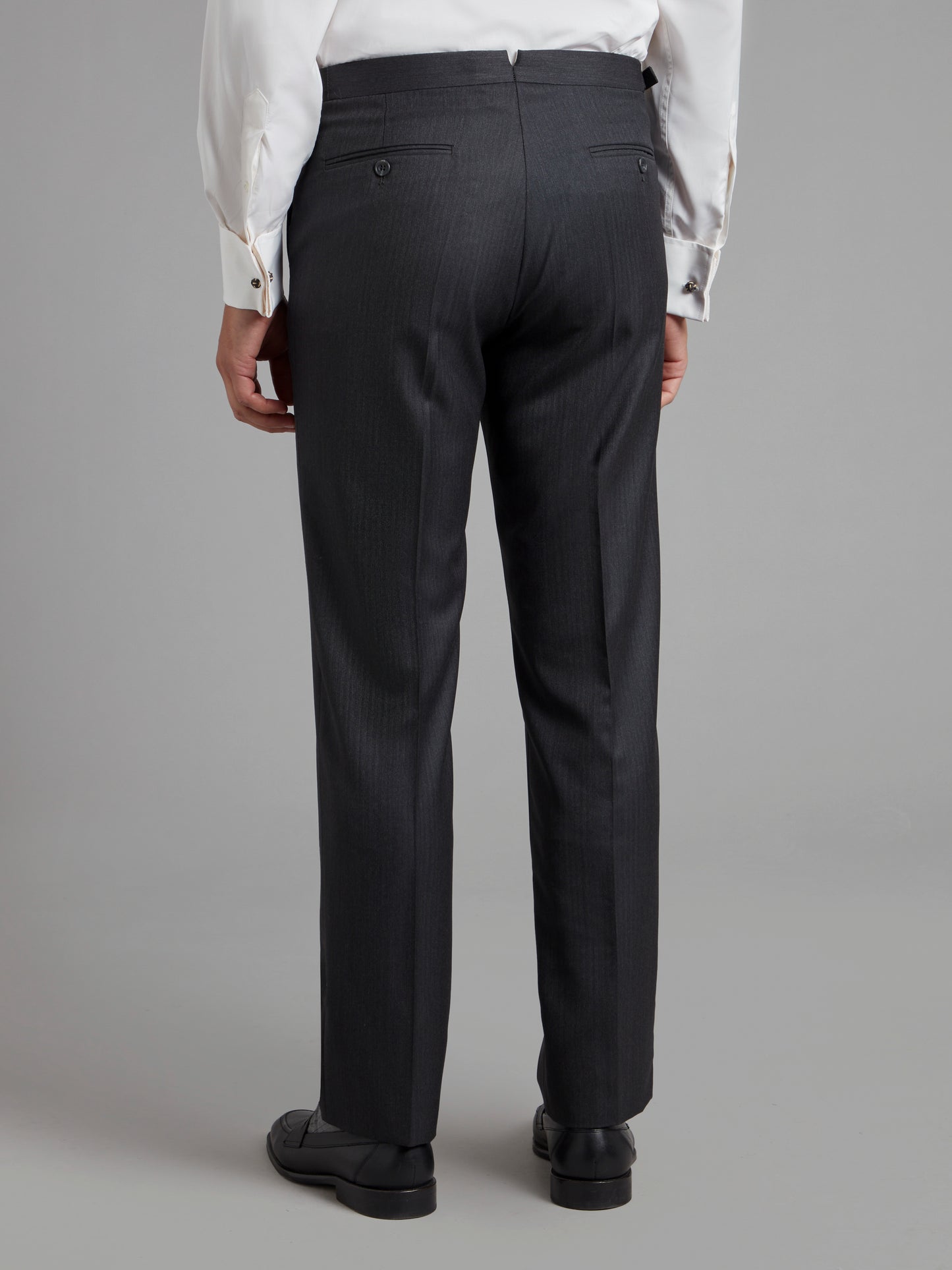 Astell Suit Pants - Grey Herringbone