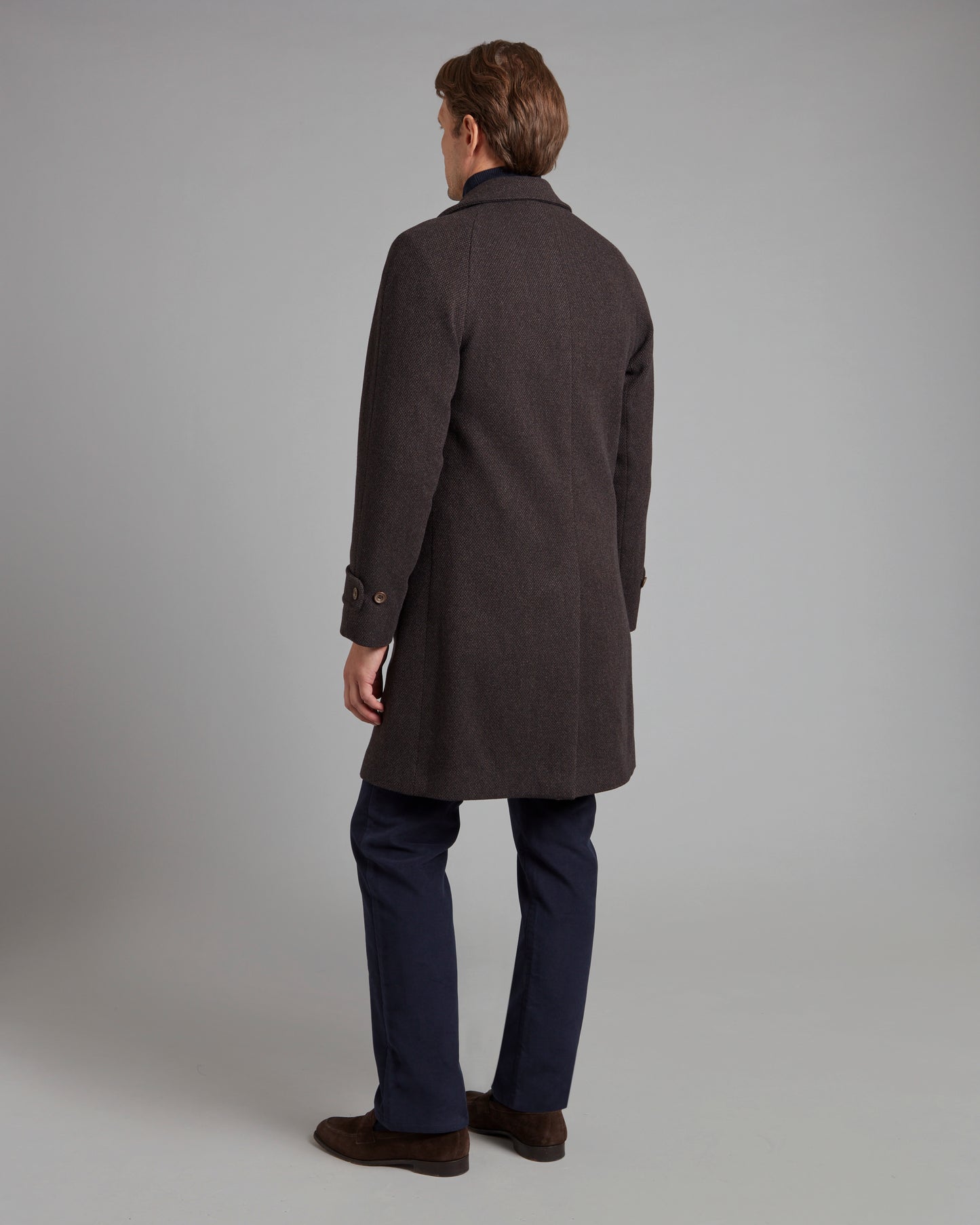 Balmacaan Overcoat Drago Skyfall - Brown