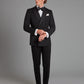 Beaufort Tuxedo Jacket - Black Barathea