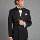 Beaufort Tuxedo Jacket - Black Barathea