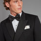 Beaufort Tuxedo Jacket - Black Barathea