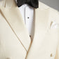 Beaufort Tuxedo Jacket - White Barathea