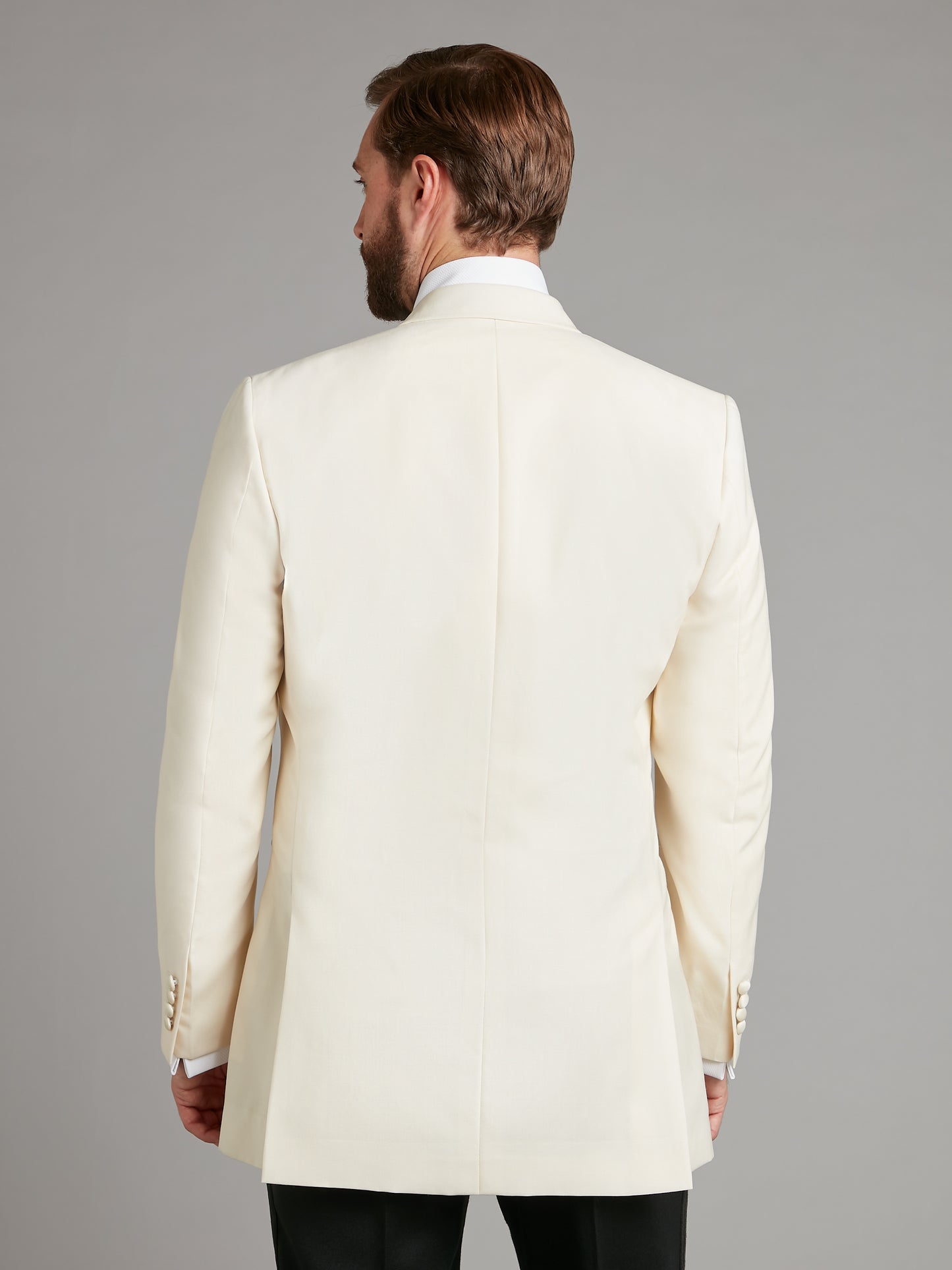 Beaufort Dinner Jacket - White Barathea