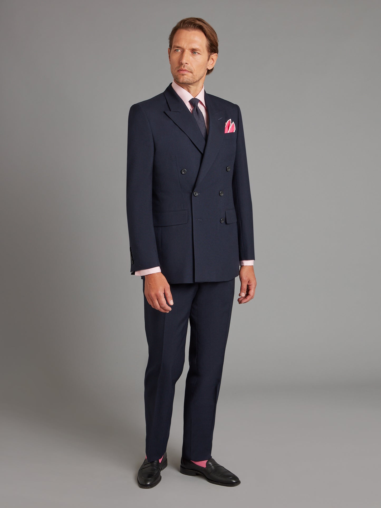 Cadogan Suit - Plain Navy