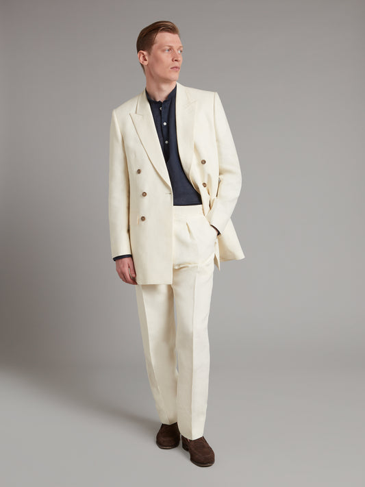 Cadogan Suit Linen - Ivory