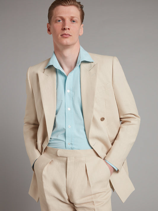 Cadogan Suit Linen - Stone