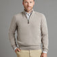 Cairns Quarter-Zip Sweater - Mushroom