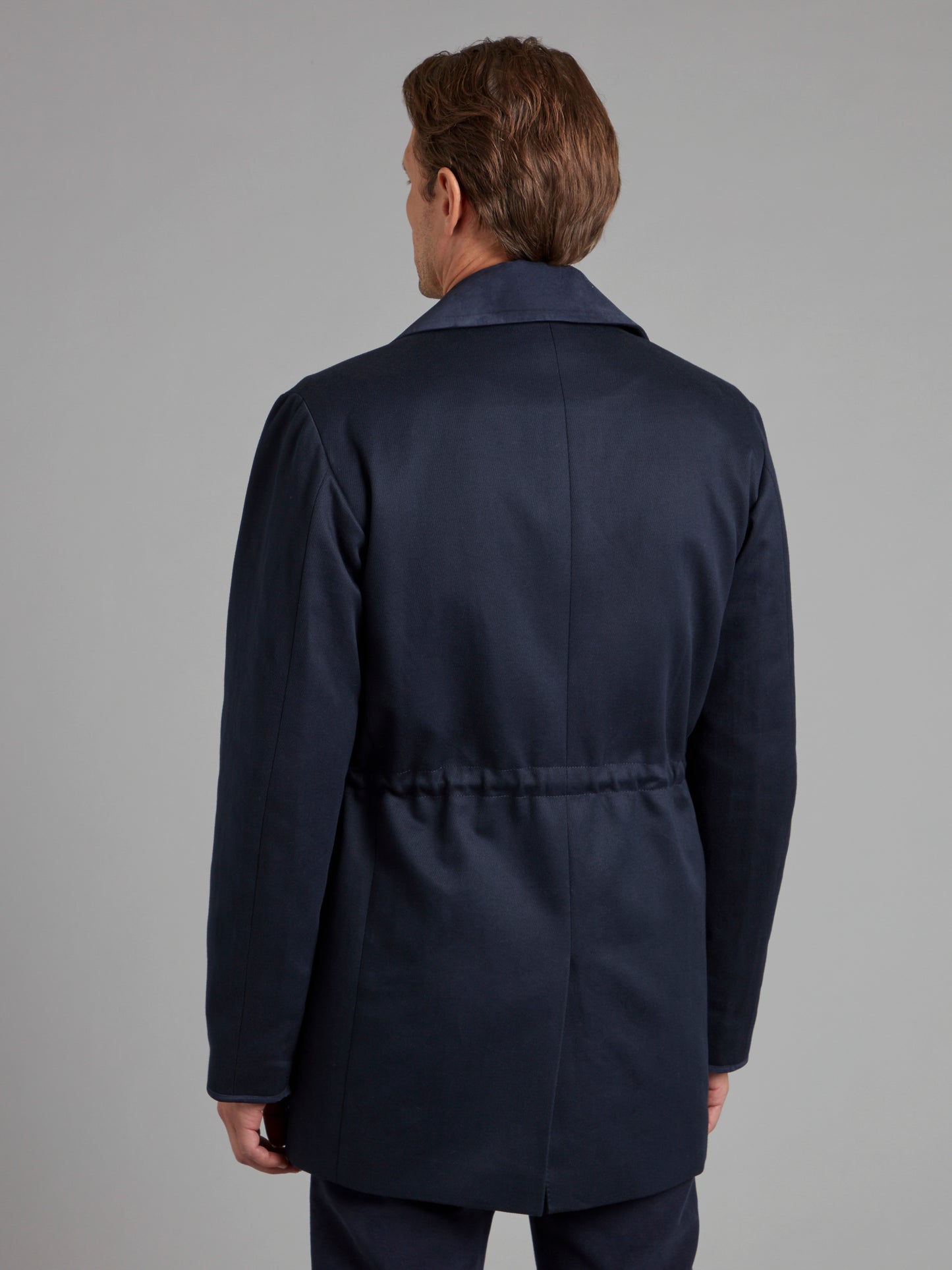 Car Coat - Navy Twill