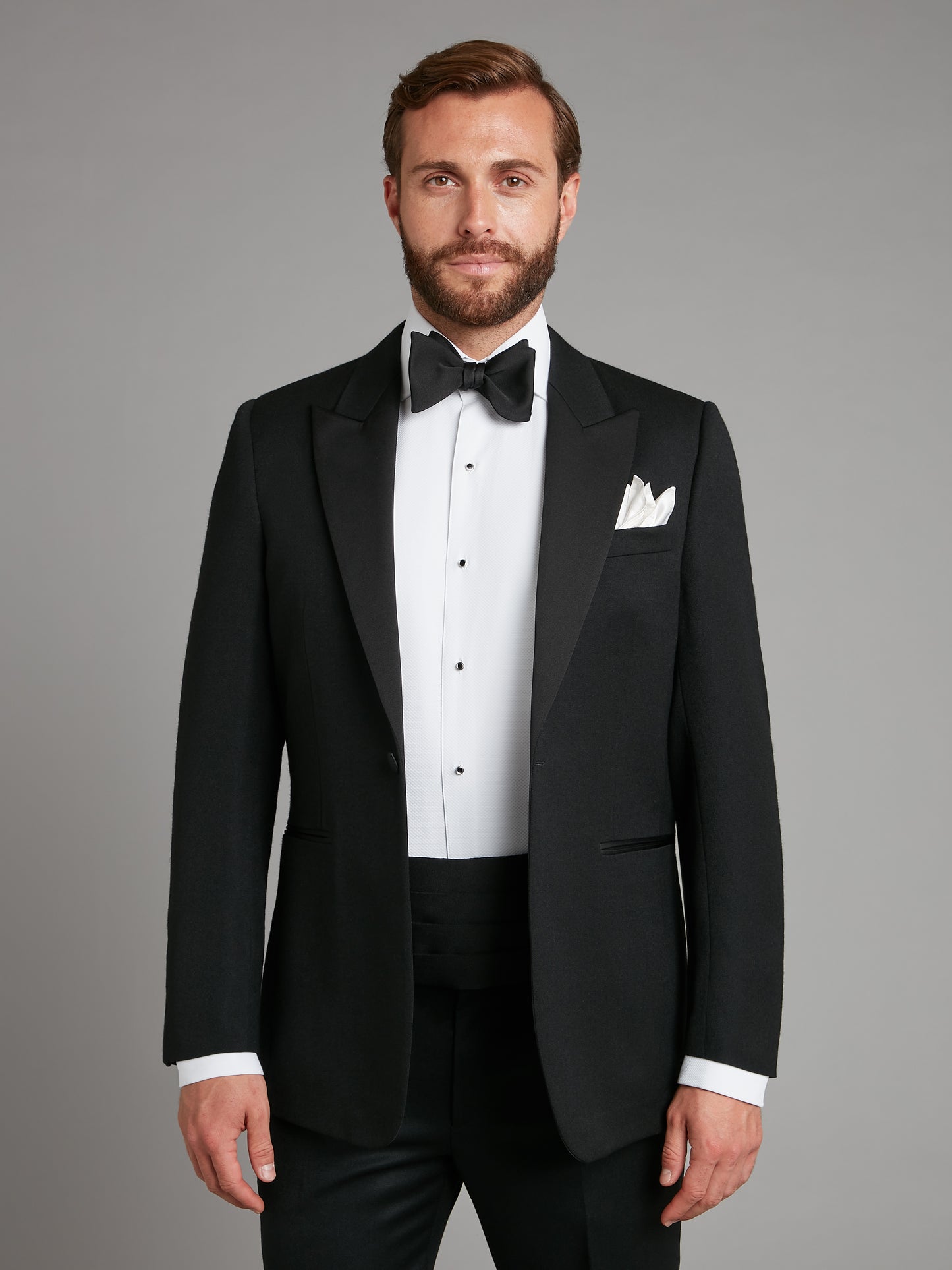 Carlyle Dinner Jacket - Black Barathea