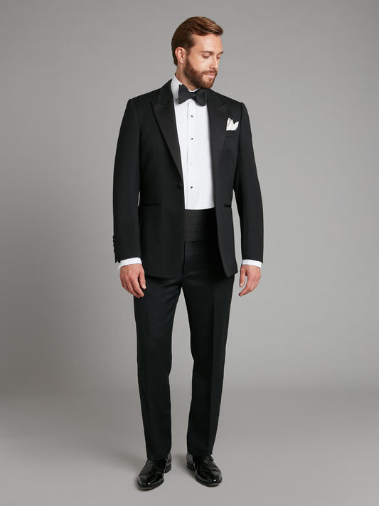 Carlyle Dinner Jacket - Black Barathea