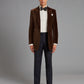 Carlyle Smoking Jacket - Brown Velvet