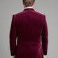 Caversham Smoking Jacket - Burgundy Velvet