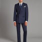 Clarence Suit Glen Plaid - Navy