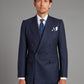 Clarence Suit Glen Plaid - Navy