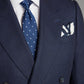 Clarence Suit Glen Plaid - Navy