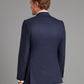 Clarence Suit Glen Plaid - Navy