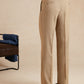 Clarendon Fresco Wool Trousers - Tuscan Beige