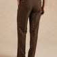 Clarendon Fresco Wool Trousers - Brown