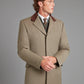 Covert Coat, Velvet Collar - Olive